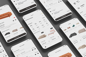 Furniture & Sofa Ecommerce Shop App