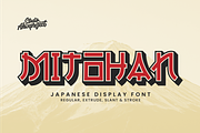 Mitohan - Japanese Display Font, a Symbol Font by ahweproject (Thumbnail 1 of 15)