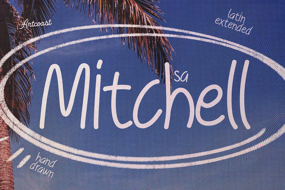 SA Mitchell | Handwritten Font, a Handwritten Font by Artcoast Std. (Photo 1 of 8)
