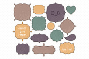 Set of stitched frames, a Decorative Illustration by Dreaming_Lucy (Thumbnail 3 of 4)