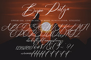 Berpo Portyn, a Script Font by pineungtype (Thumbnail 9 of 9)