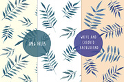Palm Bundle. Leaves & Pattern, an Illustration by MaraquelaStudio (Thumbnail 7 of 8)