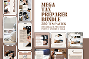 Tax Prep Bundle Instagram Templates, a Social Media Template by EliteMatidi (Thumbnail 1 of 8)