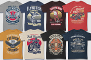 100 Retro Tshirt Designs Bundle, an Education Illustration by roach_graphic (Thumbnail 7 of 14)