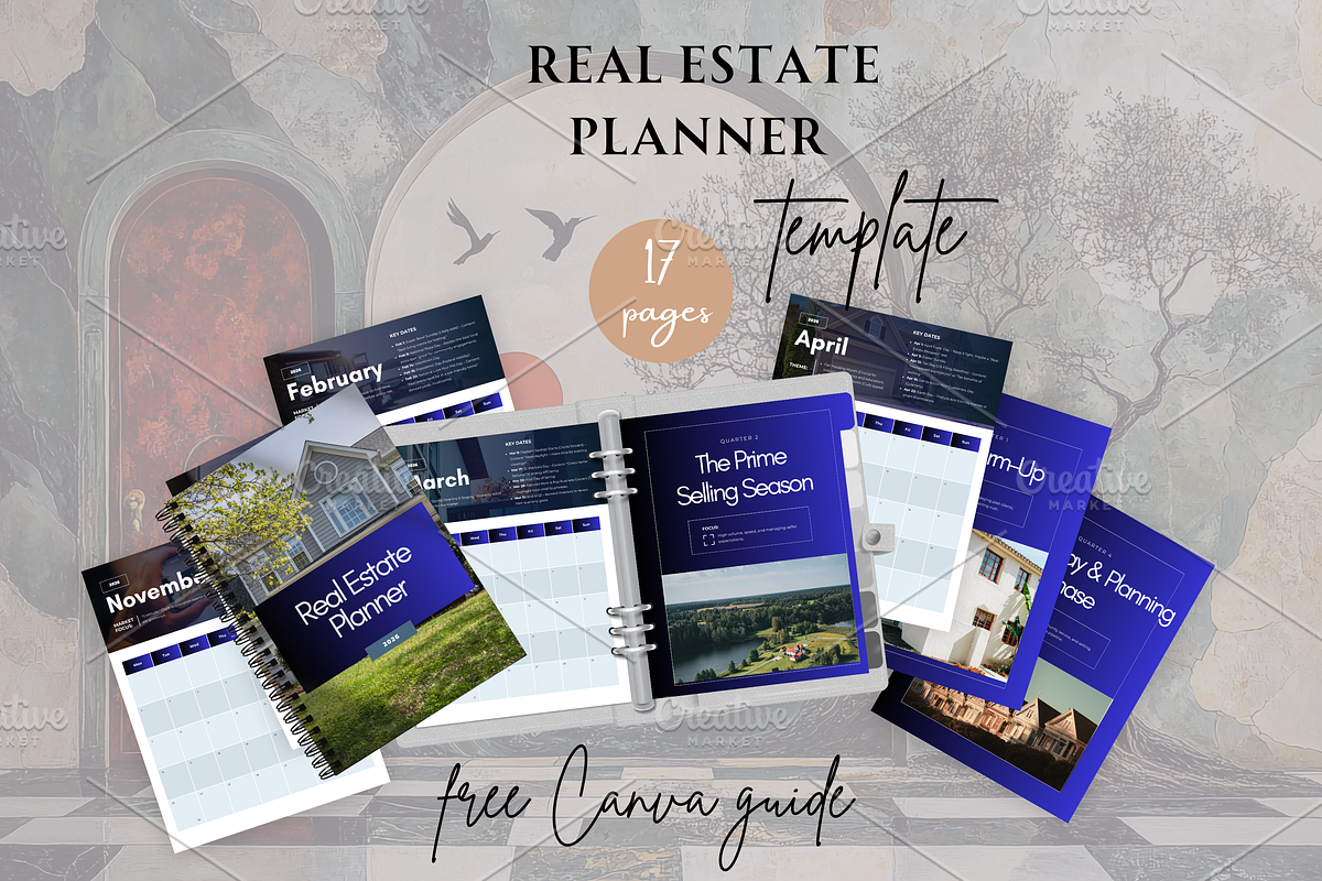 REAL ESTATE PLANNER 2026, a Brochure Template by Daring Digies (Photo 1 of 5)