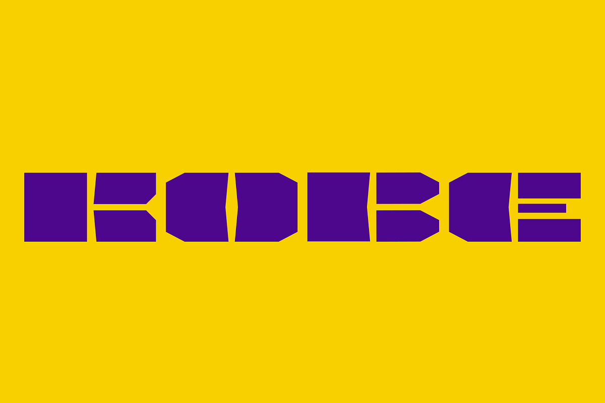 Srg-BlockShot display font preview 8