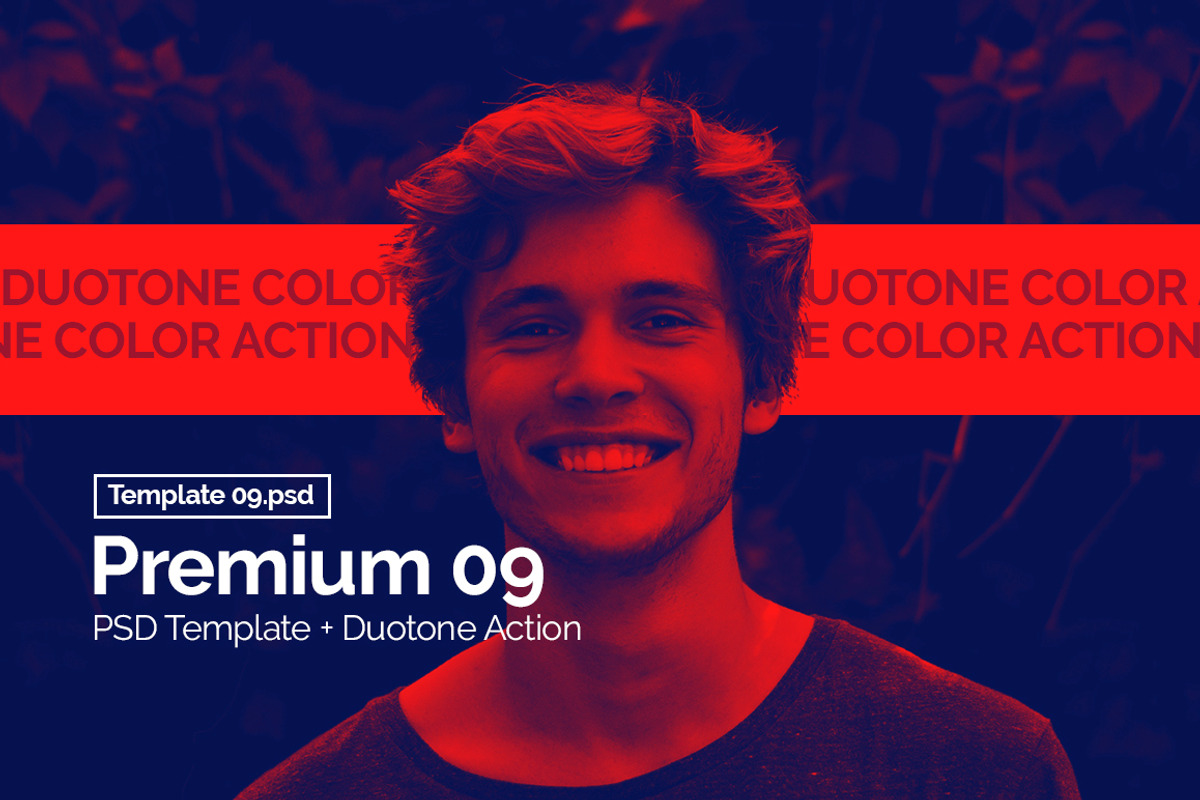 PSD Template + Duotone Action, an Action Add-On by Graphicboom (Photo 11 of 32)