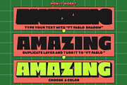 FT FABLO | SHADOW FONT, a Sans Serif Font by Fateh.Lab (Thumbnail 3 of 15)