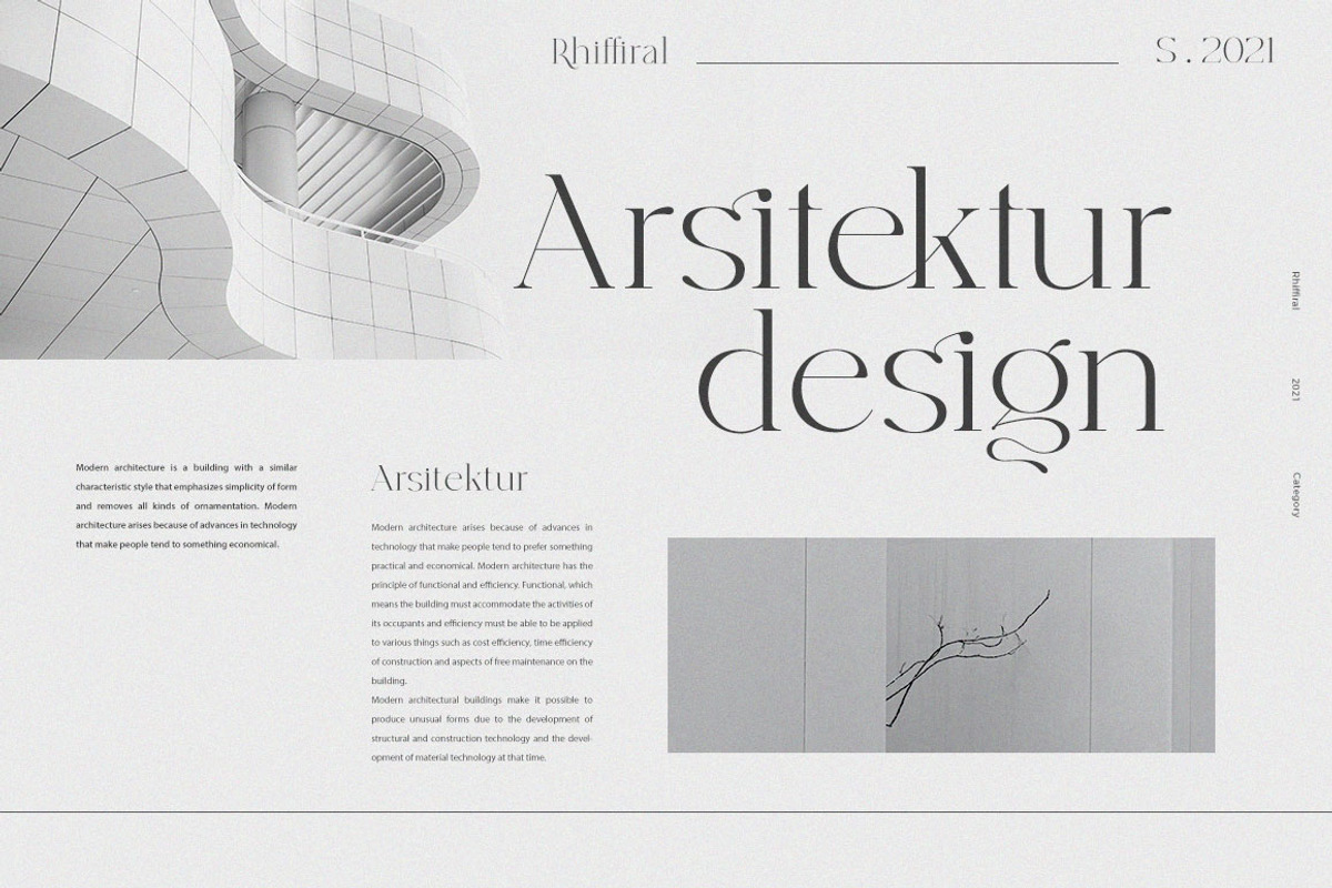 Rhiffiral, a Serif Font by Dora Typefoundry (Photo 12 of 30)