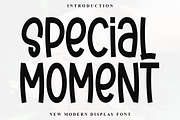 Special Moment, a Sans Serif Font by FreshTypeINK (Thumbnail 1 of 8)
