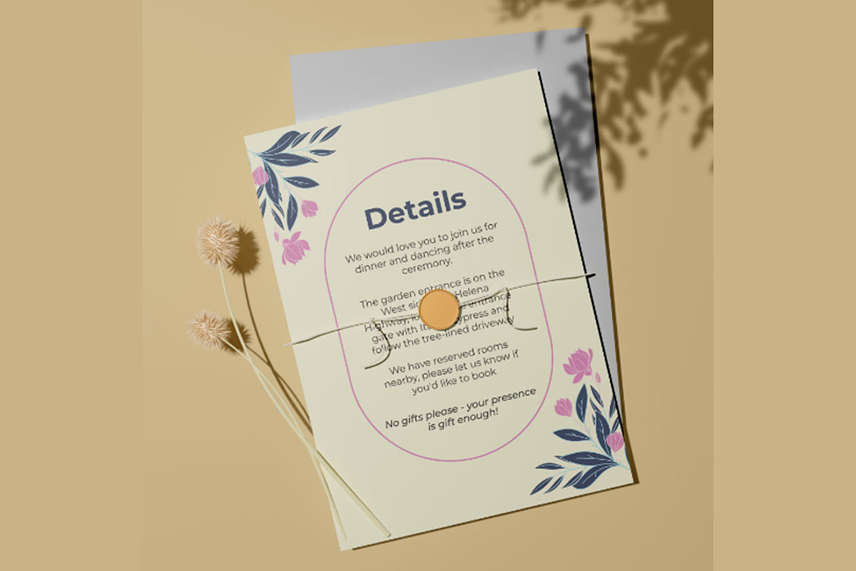 Elegant Wedding Card Collection, a Packaging Mockup by Cubex Design (Photo 3 of 5)