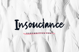 NEW! Insouciance Brush Script