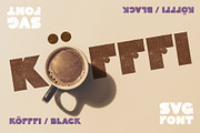 Kofffi | SVG vintage font, a Sans Serif Font by Drawwwn (Thumbnail 1 of 9)