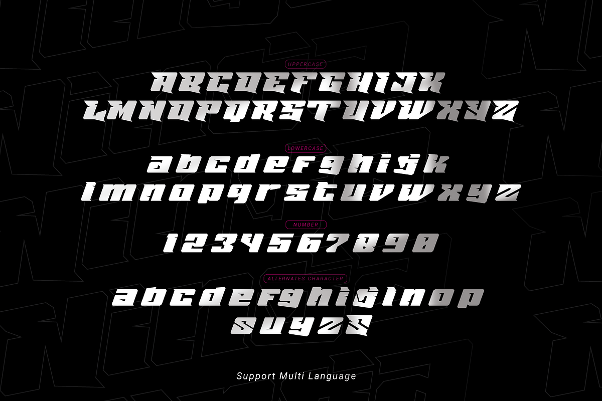Ninja Cyber - A Display Typeface, a Sans Serif Font by Linecreative (Photo 7 of 7)