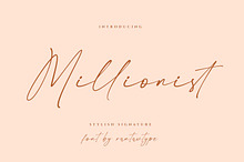 Millionist - Elegant Signature Font