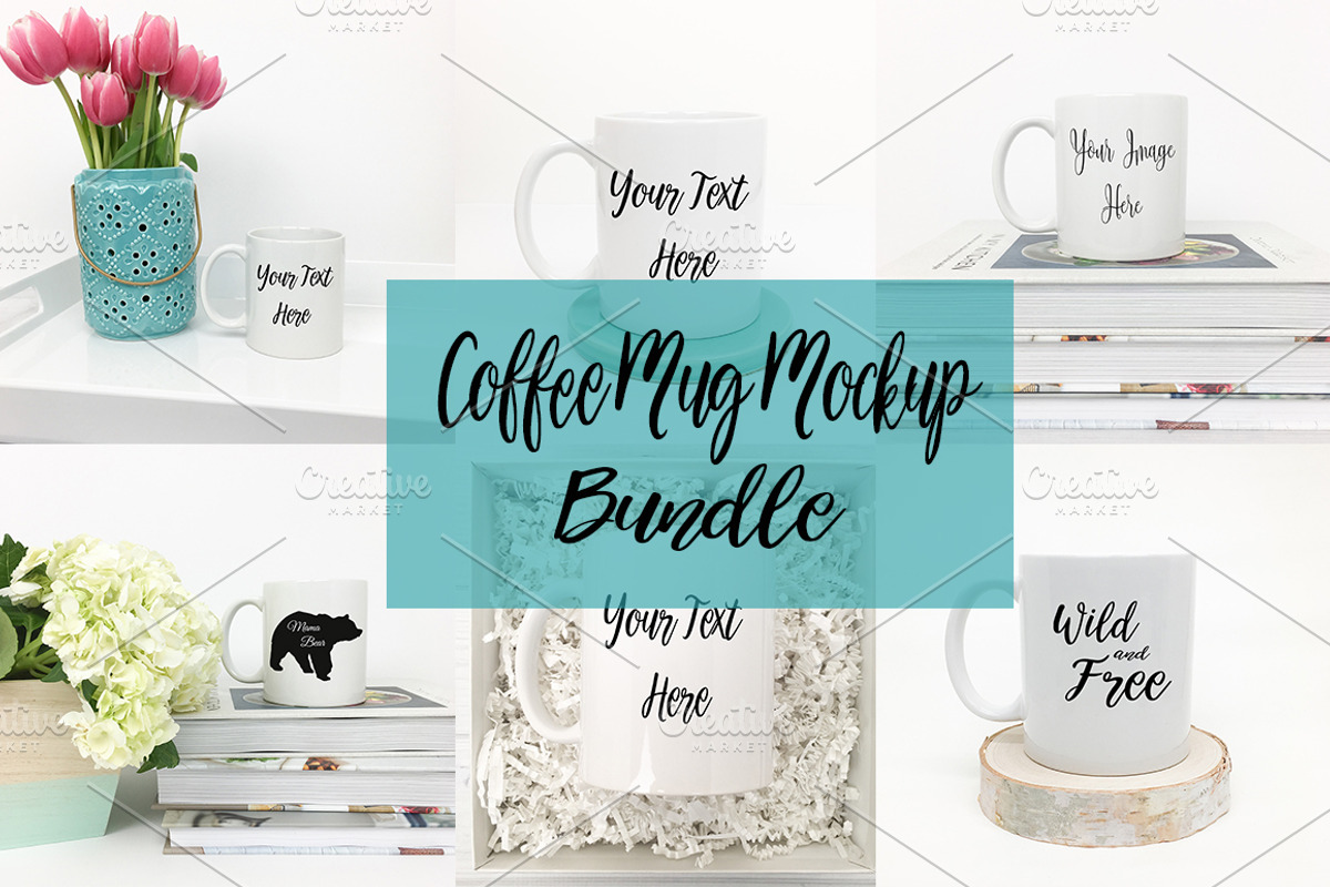 Coffee Mug Photo Bundle, a Photo by Hudson Lark Studio (Photo 1 of 5)