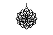 Hanging Mandala Ornament Vector Bund, an Illustration by musafir_fashion (Thumbnail 39 of 51)