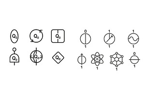 Symbols representing various, an Illustration by ZinetroN