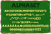 Pencil Box font 6 t-shirt designs, a Font by Heather_insane (Thumbnail 2 of 7)