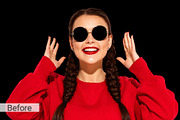 Text Masking Portrait Photo Effect, a Layer Style Add-On by graphypix (Thumbnail 4 of 11)
