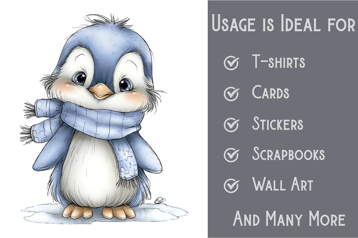 Christmas Bird Clipart Bundle, an Illustration by Pixels.Craft (Photo 3 of 6)