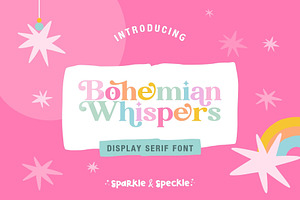 Bohemian Whispers Serif Font