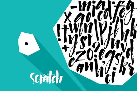 Calligraphic alphabet and pattern