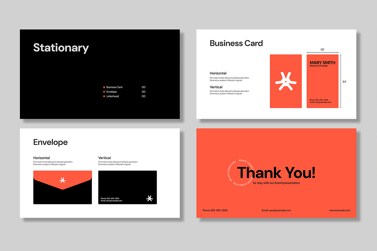 Modern Brand Guidelines Template, a Presentation Template by Mighty-Slide (Photo 7 of 7)