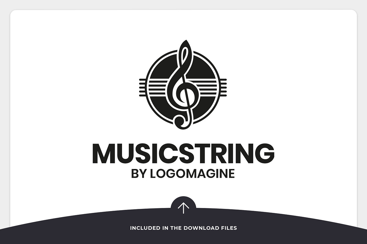 Music String Logo Template, a Branding & Logo Template by LOGOMAGINE (Photo 10 of 16)