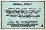 Benoda Titling Bundle, a Font by category4 (Thumbnail 4 of 7)