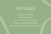 Minimalist Resume Template, a Resume Template by StudioSage (Thumbnail 4 of 4)