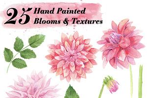 Watercolor Dahlia Kit