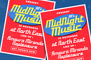 Racken Retro Futurism Display Font, a Script Font by Letterhend Studio (Thumbnail 7 of 9)