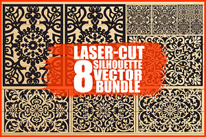 Ornamental Laser Cut Silhouettes, an Illustration by BIPLOB EXPERT