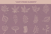 Autumn Mood: 139 Hand drawn Elements, a Seasonal Illustration by Sheikhadesign (Thumbnail 6 of 10)