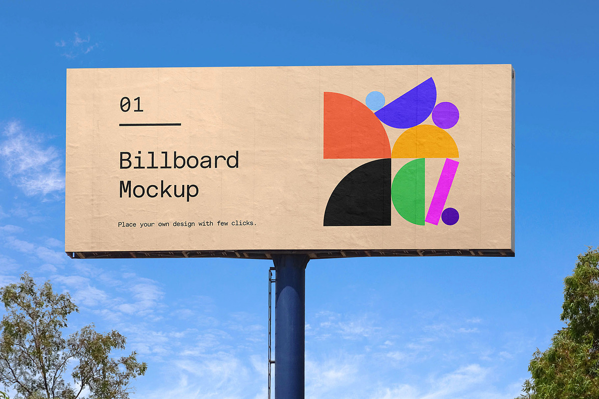 Billboard Poster Street Mockup, an Advertising Mockup by Asylab (Photo 1 of 5)