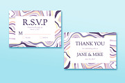 Marble Wedding Invitations Set, an Invitation Template by Epine (Thumbnail 4 of 5)