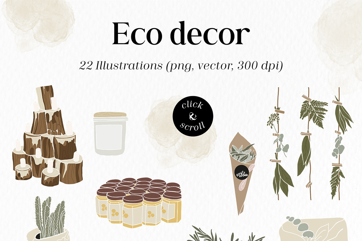 Modern Wedding: Eco & Boho Style, an Object Graphic by divanovskaya_nv (Photo 10 of 26)