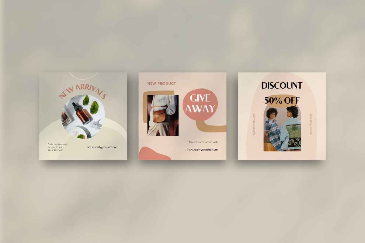 Xevoly Fashion - Canva Instagram, a Social Media Template by Inkofert (Photo 4 of 11)