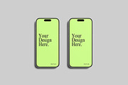 iPhone 16 Pro Mockup, an iPhone Mockup by Graphiculon (Thumbnail 8 of 11)