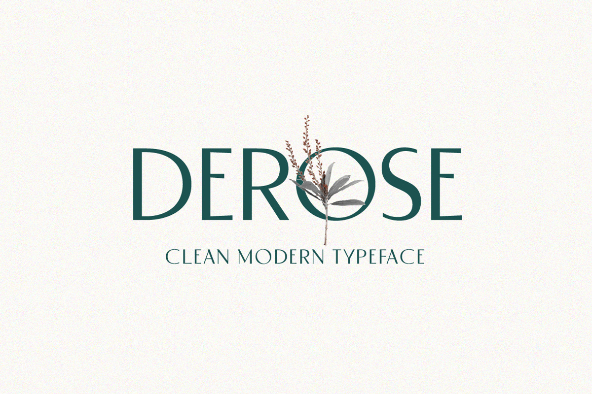 Derose Clean Modern Font, a Sans Serif Font by Yukita Creative (Photo 1 of 12)