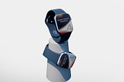 Smart Watch Mockup, a Wearable Device Mockup by Mockupnine (Thumbnail 3 of 5)