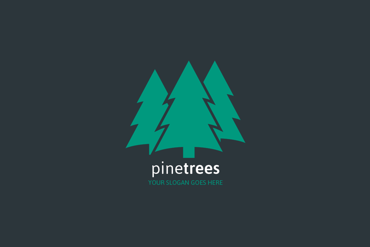 Pine Trees Logo, a Branding & Logo Template by MLJ studios (Photo 2 of 3)