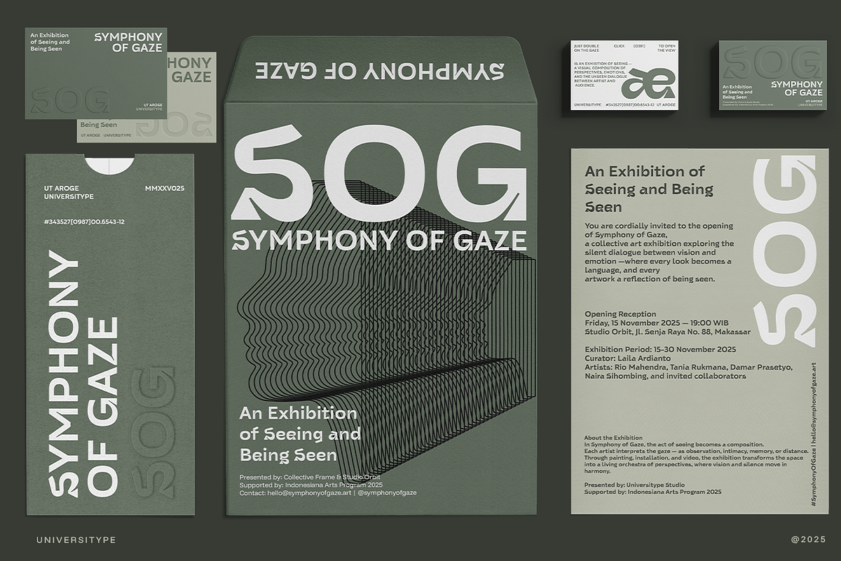 UT Aroge - An Inktrap Display Sans, a Sans Serif Font by Universitype (Photo 9 of 10)