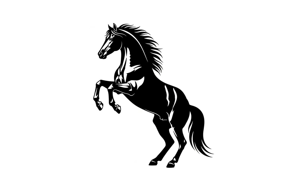 Black Horse Silhouette Bundle, an Illustration by jahid234 (Photo 22 of 31)