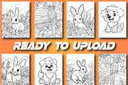 Adults Animal Coloring  Book for kid, an Animal Illustration by Design Home (Thumbnail 3 of 7)