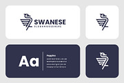 Line Art Swan Logo Design, a Branding & Logo Template by Artnivora.Std (Thumbnail 3 of 4)