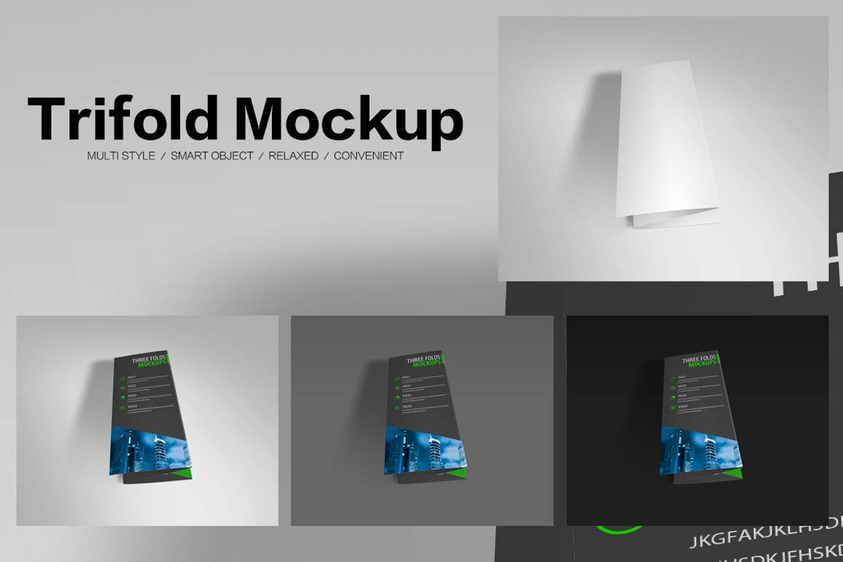 Trifold Mockups, a Mockup by alphadesign (Photo 10 of 13)
