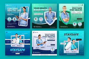 Instagram Healthcare Banner Template