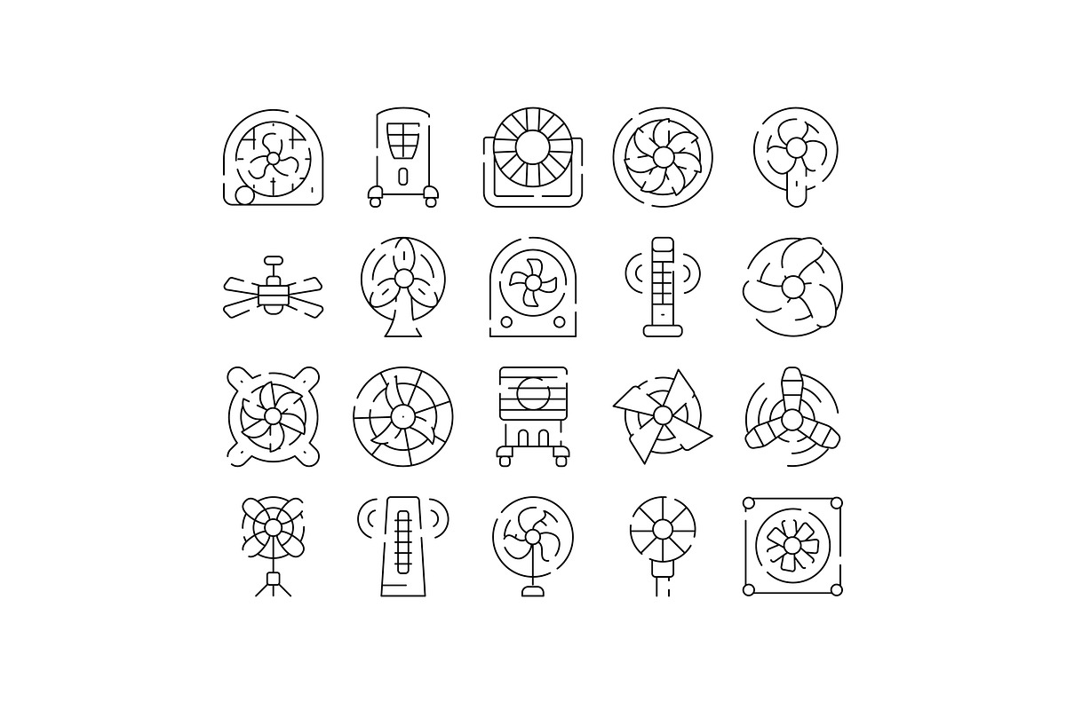 Cooling fans and ventilators, an Object Graphic by pikepicture (Photo 1 of 3)